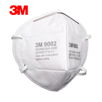 3M 口罩9002环保装过滤式防颗粒物防尘口罩头带式防雾霾PM2.5批发