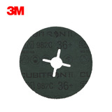 3M 982C 陶瓷颗粒精密成型纤维砂碟十字孔